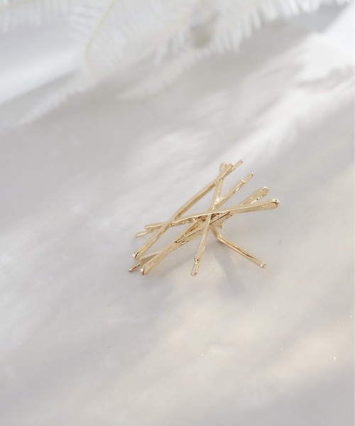 dee doo dah（ディドゥダ）の「deedoodah　メタルヘアカフ（ヘアピン・レディース・K/L/M/N/B/G/I/P/R/A/H/J/O/Q/C/D/E/F/S/T/U・FREE）」の5枚目の写真