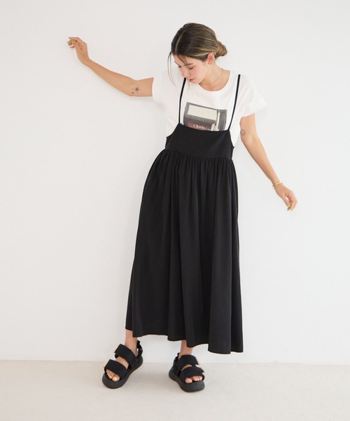 BAYFLOW（ベイフロー）の「フェードシルケットフォトＴ（Tシャツ/カットソー・レディース・ライトブルー/モカ/オフホワイト・FREE）」の12枚目の写真