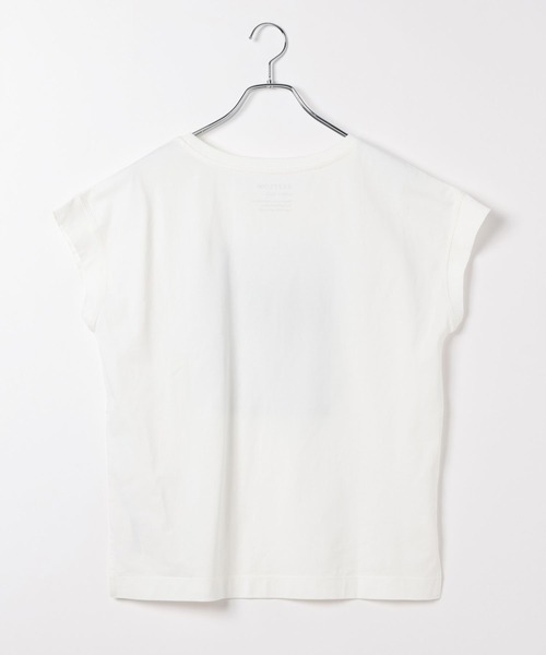 BAYFLOW（ベイフロー）の「フェードシルケットフォトＴ（Tシャツ/カットソー・レディース・ライトブルー/モカ/オフホワイト・FREE）」の15枚目の写真