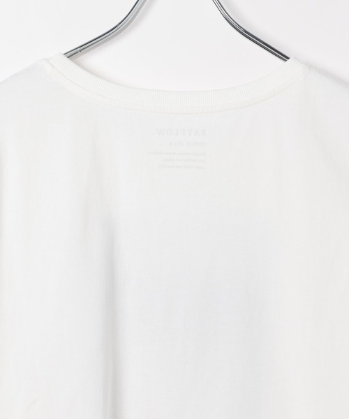 BAYFLOW（ベイフロー）の「フェードシルケットフォトＴ（Tシャツ/カットソー・レディース・ライトブルー/モカ/オフホワイト・FREE）」の17枚目の写真