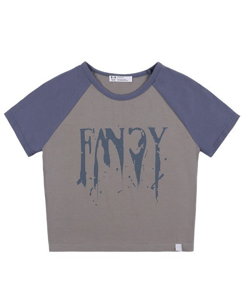 FANCY CLUB（ファンシークラブ）の「A'GEM/9 × .kom 『 FANCY CLUB/ファンシークラブ』 SPOOKY RAGLAN TEE/ラグラン 半袖カットソー（Tシャツ/カットソー・レディース・ピンク/グレー・FREE）」の21枚目の写真