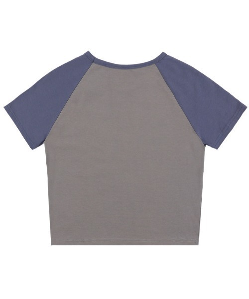 FANCY CLUB（ファンシークラブ）の「A'GEM/9 × .kom 『 FANCY CLUB/ファンシークラブ』 SPOOKY RAGLAN TEE/ラグラン 半袖カットソー（Tシャツ/カットソー・レディース・ピンク/グレー・FREE）」の20枚目の写真