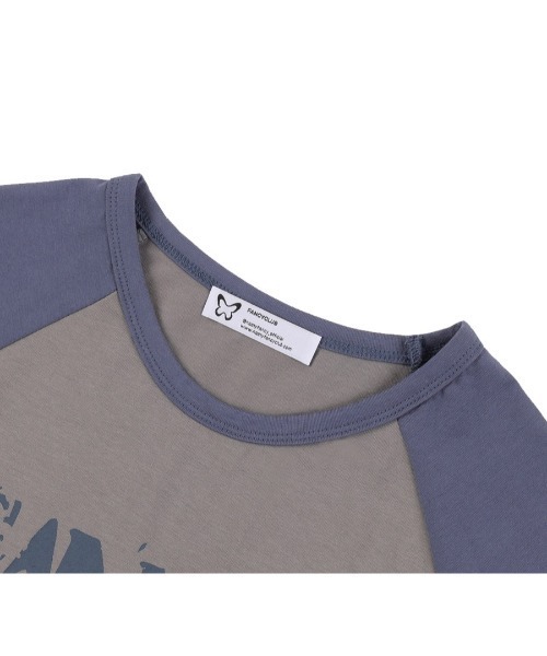 FANCY CLUB（ファンシークラブ）の「A'GEM/9 × .kom 『 FANCY CLUB/ファンシークラブ』 SPOOKY RAGLAN TEE/ラグラン 半袖カットソー（Tシャツ/カットソー・レディース・ピンク/グレー・FREE）」の19枚目の写真