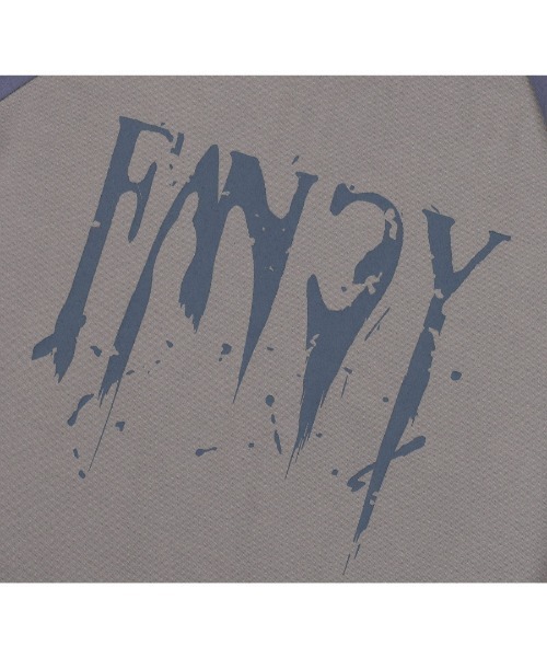 FANCY CLUB（ファンシークラブ）の「A'GEM/9 × .kom 『 FANCY CLUB/ファンシークラブ』 SPOOKY RAGLAN TEE/ラグラン 半袖カットソー（Tシャツ/カットソー・レディース・ピンク/グレー・FREE）」の18枚目の写真