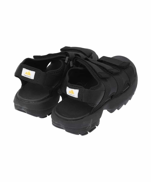 a.v.v（アーヴェヴェ）の「GRANDCOLONY/グランドコロニー　リサイクルナイロン３ベルトサンダル（サンダル・メンズ・ブラック・26/27）」の3枚目の写真