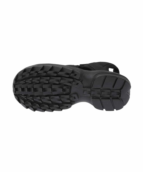 a.v.v（アーヴェヴェ）の「GRANDCOLONY/グランドコロニー　リサイクルナイロン３ベルトサンダル（サンダル・メンズ・ブラック・26/27）」の7枚目の写真