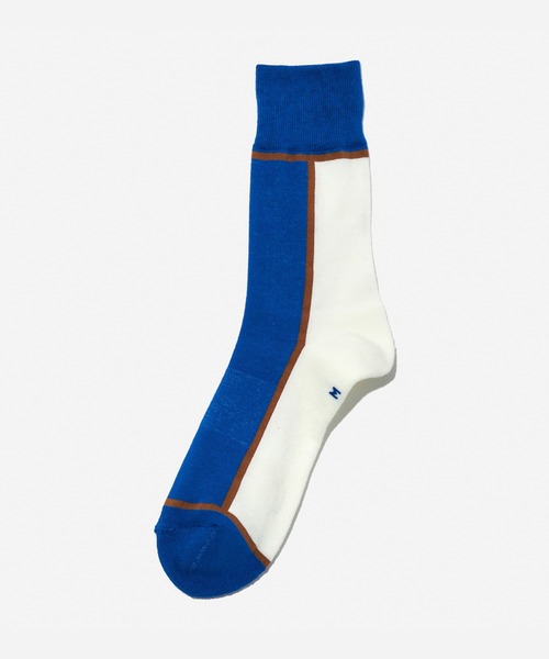 CHICSTOCKS(シックストックス)の「鉄道ソックス(ソックス/靴下・メンズ・レッド/ブルー/エメラルド・SMALL/MEDIUM/LARGE)」の3枚目の写真