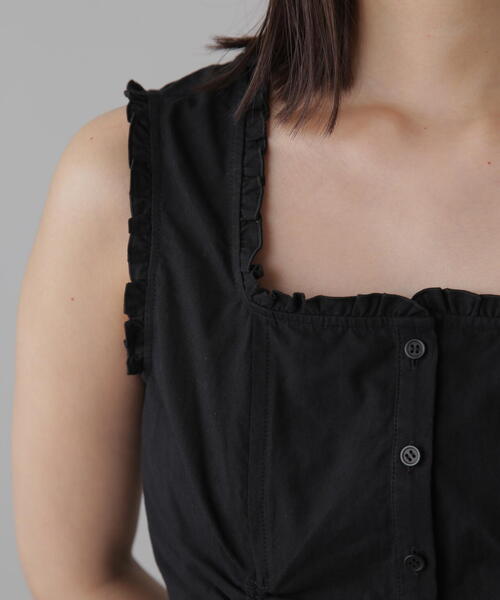 FREE'S MART(フリーズマート)の「◆ドロストノースリーブブラウス(シャツ/ブラウス・レディース・ホワイト/ブラック/ブルー・FREE)」の17枚目の写真