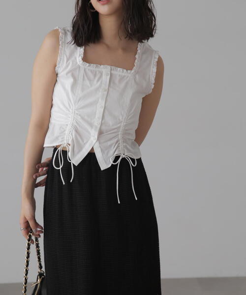 FREE'S MARTドロストノースリーブブラウス FREE'S MART｜ドロストノースリーブブラウス | Rakuten Fashion(楽天
