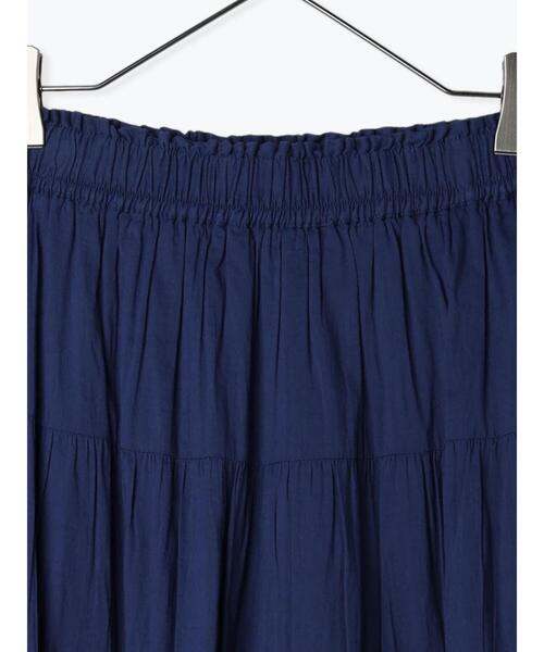 TSUHARU by Samansa Mos2（ツハルバイサマンサモスモス）の「レース切替ティアードスカート（スカート・レディース・ブラック/ブルー/オフホワイト・F）」の9枚目の写真