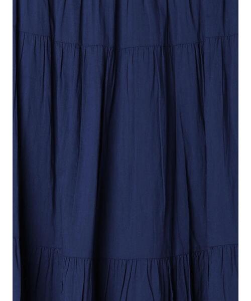 TSUHARU by Samansa Mos2（ツハルバイサマンサモスモス）の「レース切替ティアードスカート（スカート・レディース・ブラック/ブルー/オフホワイト・F）」の10枚目の写真