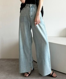 ヘムスリットデザインデニム