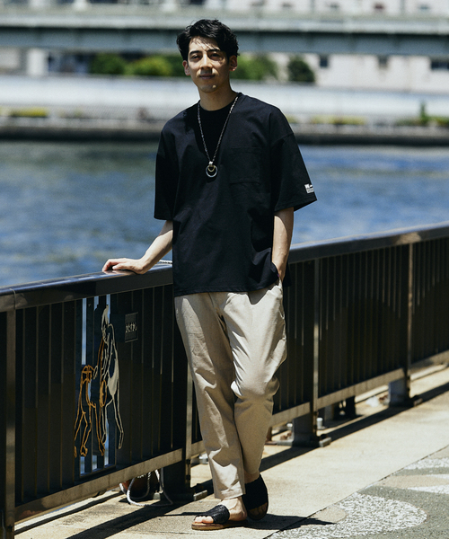 Russell Athletic(ラッセルアスレティック)の「RUSSELL ATHLETIC 別注 DRI-POWER BIG Tシャツ(Tシャツ/カットソー・メンズ・ホワイト/ネイビー/ブラック/チャコールグレー・LARGE/SMALL/MEDIUM)」の5枚目の写真