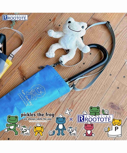 ROOTOTE(ルートート)の「IP.CASA.ナガ.ピクルス-A(長傘・レディース・ブルー・FREE)」の1枚目の写真