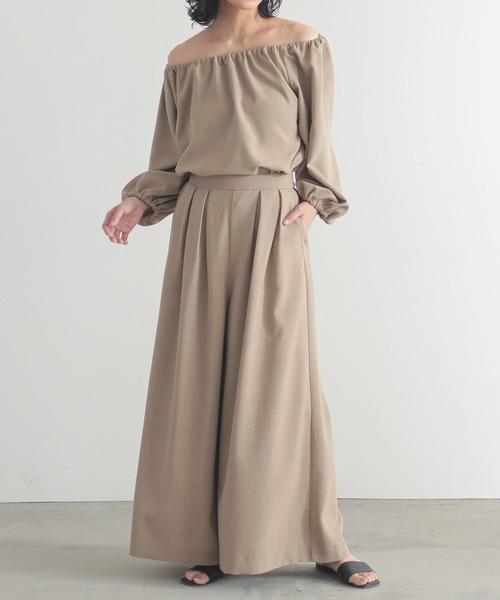 MUSINSA STANDARD LADY'S_リネンライクワイドパンツ_4色 セール】リネンライクワイドパンツ【サスティナブル】（その他