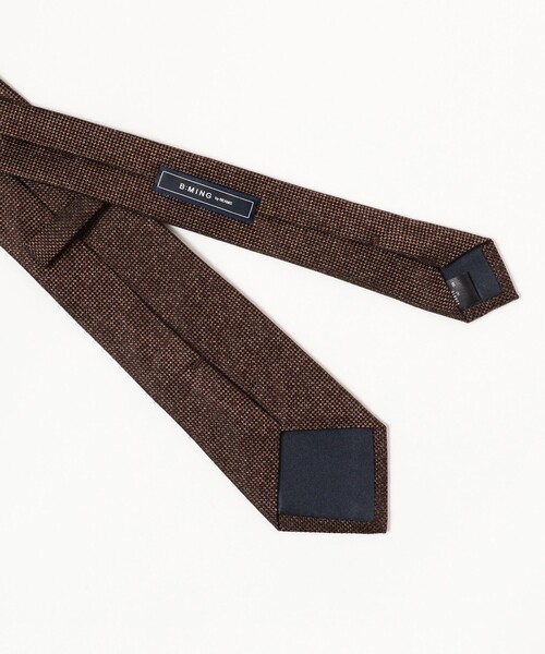 B:MING by BEAMS（ビーミングバイビームス）の「シルク ソリッド ネクタイ② 24AW（ネクタイ・メンズ・グレー/ロイヤルブルー/インディゴブルー/ネイビー/ブラウン・ONE SIZE）」の9枚目の写真