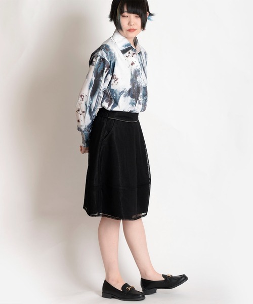 MARAI(マーライ)の「二重フレアスカート(スカート・レディース・ブラック・LARGE/MEDIUM/XX-LARGE/X-LARGE)」の10枚目の写真