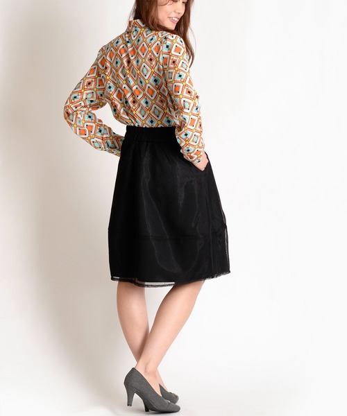 MARAI(マーライ)の「二重フレアスカート(スカート・レディース・ブラック・LARGE/MEDIUM/XX-LARGE/X-LARGE)」の12枚目の写真