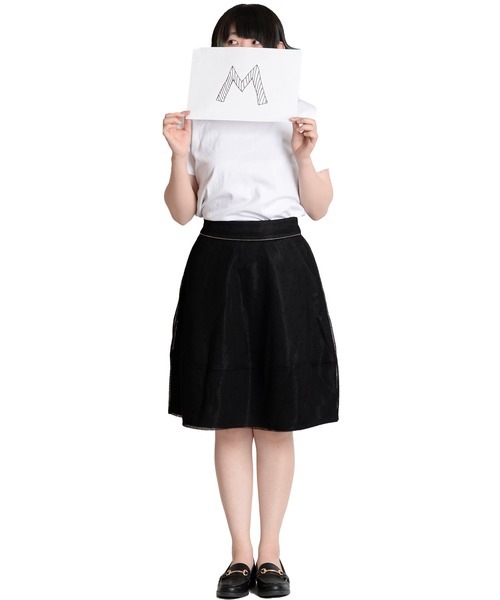 MARAI(マーライ)の「二重フレアスカート(スカート・レディース・ブラック・LARGE/MEDIUM/XX-LARGE/X-LARGE)」の2枚目の写真