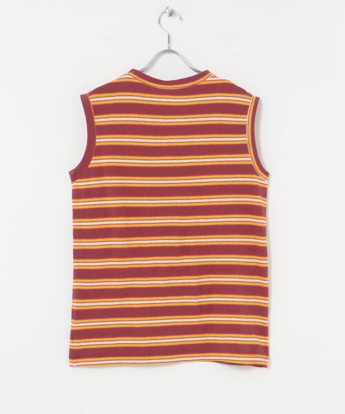 MIXTA（ミクスタ）の「『別注』SOBLANTE by MIXTA×UR　MULTI BORDER NO SLEEVE（Tシャツ/カットソー・レディース・ベージュ系その他/ブラック系その他/ブラウン系その他/レッド系その他・SMALL）」の13枚目の写真