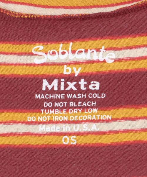 MIXTA（ミクスタ）の「『別注』SOBLANTE by MIXTA×UR　MULTI BORDER NO SLEEVE（Tシャツ/カットソー・レディース・ベージュ系その他/ブラック系その他/ブラウン系その他/レッド系その他・SMALL）」の11枚目の写真