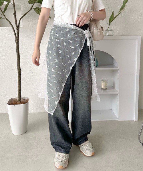 apres jour clair（アプレジュールクレア）の「【apres jour clair×ARIAZ】アソートレース巻きスカート（スカート・レディース・その他/ライトホワイト/ホワイト・FREE）」の9枚目の写真