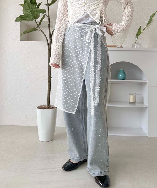 apres jour clair（アプレジュールクレア）の「【apres jour clair×ARIAZ】アソートレース巻きスカート（スカート・レディース・その他/ライトホワイト/ホワイト・FREE）」の10枚目の写真