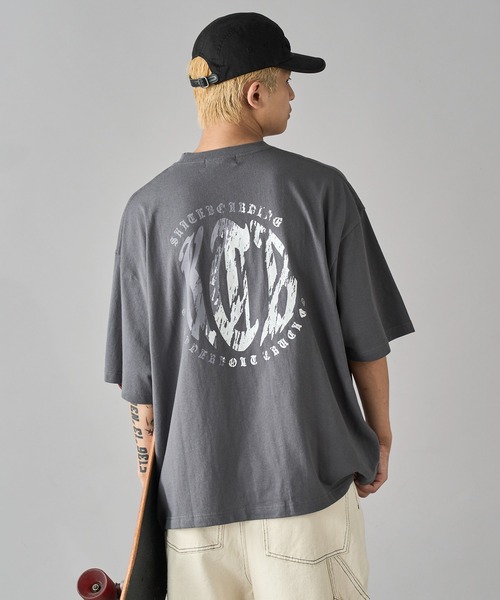 グラデーション箔プリントTEE（Tシャツ/カットソー）｜kutir