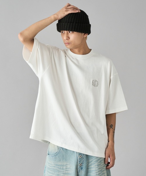 グラデーション箔プリントTEE（Tシャツ/カットソー）｜kutir