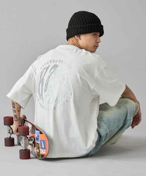 kutir(クティール)の「グラデーション箔プリントTEE(Tシャツ/カットソー・メンズ・スミクロ/オフホワイト・LARGE/MEDIUM)」の22枚目の写真