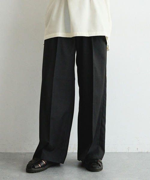 RAGEBLUE（レイジブルー）の「TWドレープワイドストレートスラックス（スラックス・メンズ・グレー/ブラック・LARGE/MEDIUM/SMALL）」の11枚目の写真