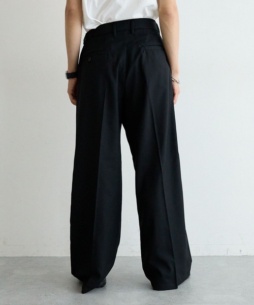 RAGEBLUE（レイジブルー）の「TWドレープワイドストレートスラックス（スラックス・メンズ・グレー/ブラック・LARGE/MEDIUM/SMALL）」の13枚目の写真