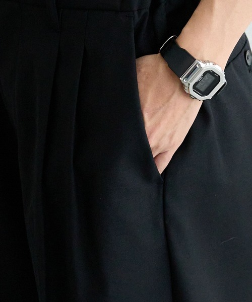 RAGEBLUE（レイジブルー）の「TWドレープワイドストレートスラックス（スラックス・メンズ・グレー/ブラック・LARGE/MEDIUM/SMALL）」の19枚目の写真