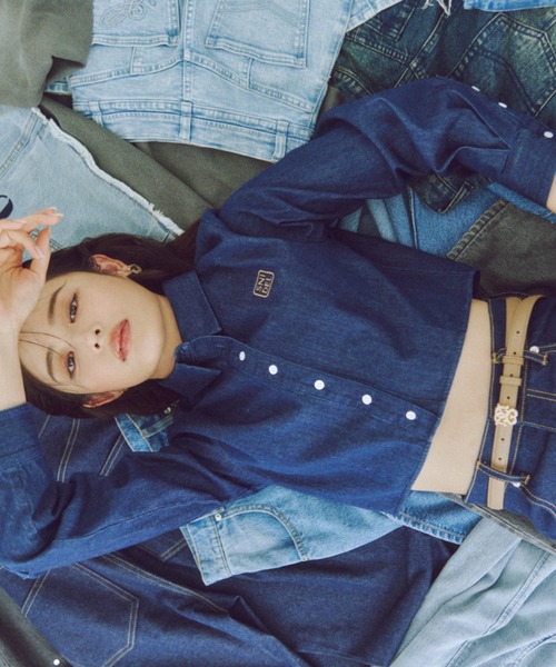 SNIDEL(スナイデル)の「メタルモチーフベルト(ベルト・レディース・ダークブラウン/ベージュ/ブラック・FREE)」の17枚目の写真