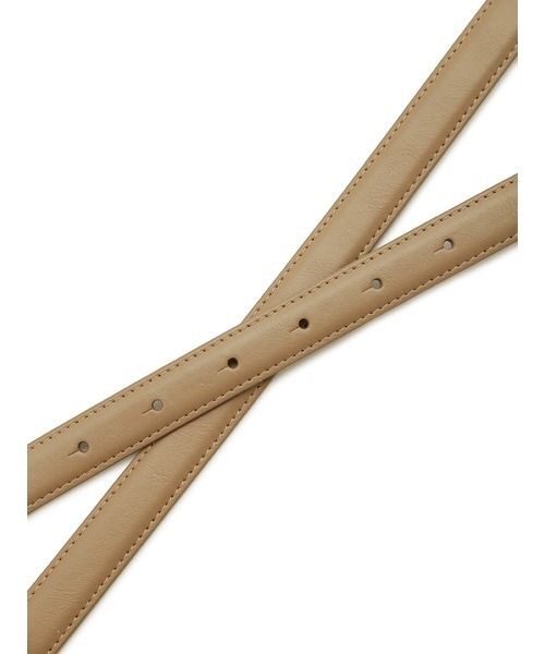 SNIDEL(スナイデル)の「メタルモチーフベルト(ベルト・レディース・ダークブラウン/ベージュ/ブラック・FREE)」の9枚目の写真