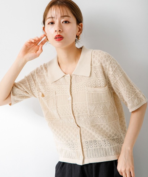 【アーバンリサーチ】CURRENTAGE　MIX YARN KNIT CURRENTAGE MIX YARN KNIT | アーバンリサーチ(URBAN RESEARCH