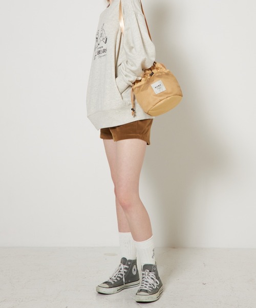 RUBY AND YOU（ルビーアンドユー）の「エンブロイダリーハイウエストショーツ（その他パンツ・レディース・ベージュ/ブラック・FREE）」の7枚目の写真