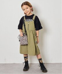 X-girlStages エックスガール　トレーナー　ワンピース　セットアップ セール】ハーフジップワンピース（ワンピース）｜X-girl Stages