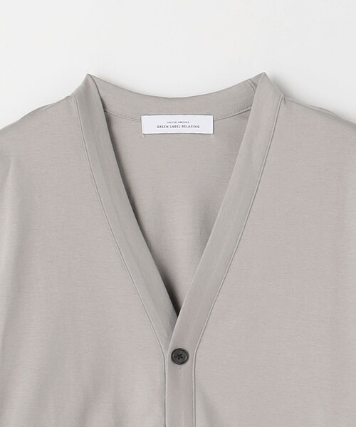 green label relaxing(グリーンレーベルリラクシング)の「L/A ポンチ Vネック カーディガン(カーディガン/ボレロ・メンズ・ベージュ/ワインレッド/ブラック・S/M/L/XL)」の21枚目の写真