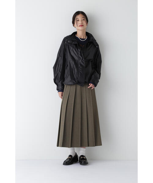 human woman(ヒューマンウーマン)の「◆ウーリッシュグレンチェックスカート(スカート・レディース・クリアブラウン・MEDIUM)」の5枚目の写真