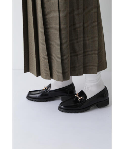 human woman(ヒューマンウーマン)の「◆ウーリッシュグレンチェックスカート(スカート・レディース・クリアブラウン・MEDIUM)」の11枚目の写真