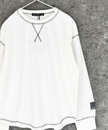 THE CASUAL（カジュアル）の「オーバーサイズ　無地　ロンT（Tシャツ/カットソー・キッズ）」