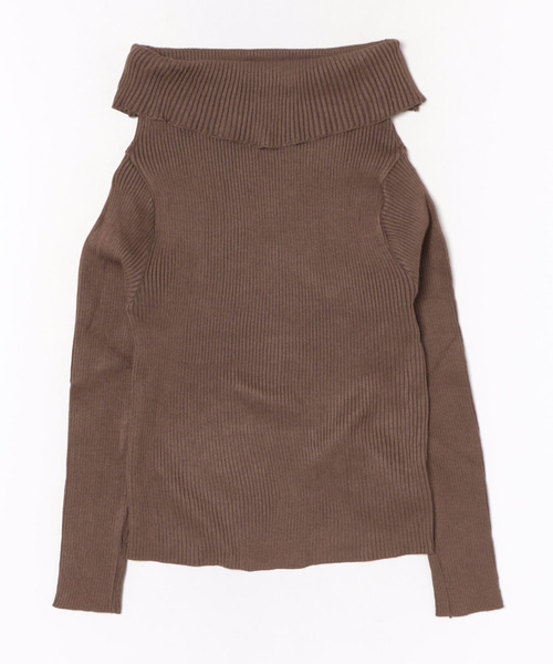 セール】ワイドオフショルニット トップス 長袖（ニット/セーター