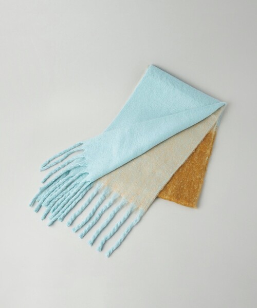 CITEN（シテン）の「＜CITEN＞カラーブロッキングストール（ストール/ショール・レディース・ライトブルー/ロイヤルブルー・FREE）」の5枚目の写真