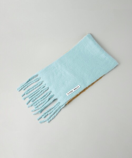 CITEN（シテン）の「＜CITEN＞カラーブロッキングストール（ストール/ショール・レディース・ライトブルー/ロイヤルブルー・FREE）」の6枚目の写真