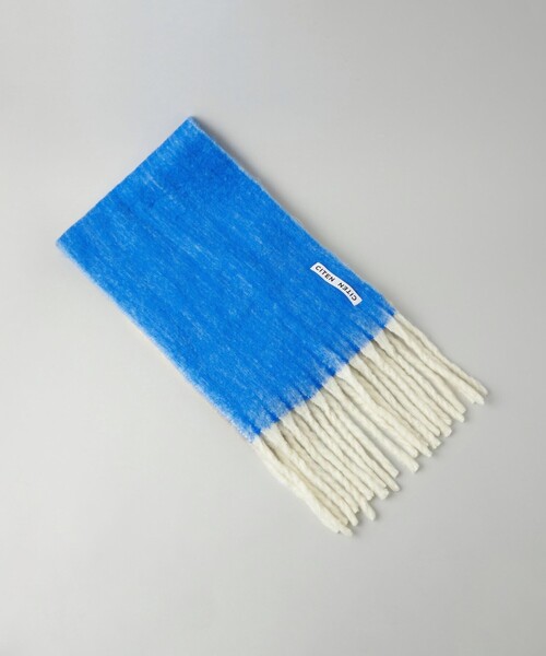 CITEN（シテン）の「＜CITEN＞カラーブロッキングストール（ストール/ショール・レディース・ライトブルー/ロイヤルブルー・FREE）」の10枚目の写真