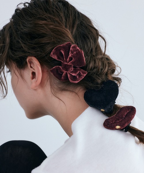 IRIS47（イリスフォーセブン）の「【IRIS 47】koko plump pony HB110　※（ヘアゴム・レディース・バーガンディー/ブラック/ネイビー・FREE）」の4枚目の写真