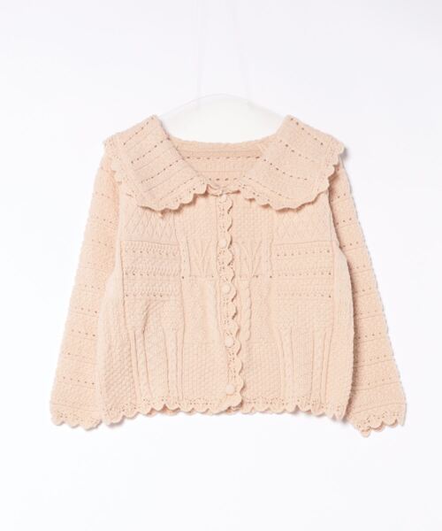 Achic(アシック)の「可愛い ニットカーディガン(カーディガン/ボレロ・レディース・ベージュ・M)」の10枚目の写真
