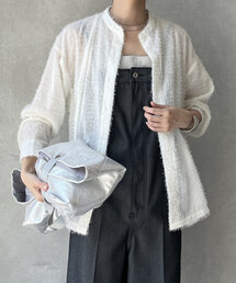 【WEB限定】フリンジジャガードシャツ