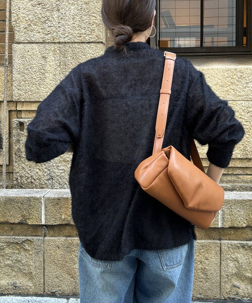DouDou(ドゥドゥ)の「【WEB限定】フリンジジャガードシャツ(シャツ/ブラウス・レディース・ベージュ/グレー/ブラック・FREE)」の12枚目の写真